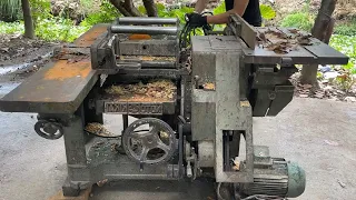 Restoration Genius The Genius Boy Restores The NOTO KIKAI 3 In 1 Woodworking A 1500A For Carpenter