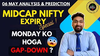Midcap nifty Expiry 6 May 2024 | Midcap Nifty tomorrow Prediction Monday | The 8bit Market