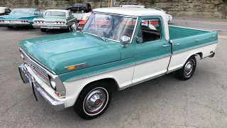 Test Drive 1969 Ford F-100 Ranger SWB SOLD $14,900 Maple Motors #731