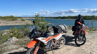 KTM690 vs KTM890 comparision on TET Estonia - Day #2