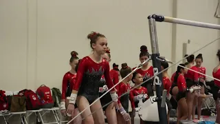 Penelope Wade 1st Place Bars California Classic 2023 Wildfire Gymnast Level 7
