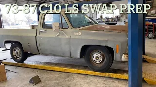 73-87 C10 LS swap : part 1 prep