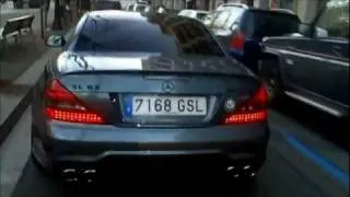 Mercedes-Benz SL63 AMG Accelerate in the City!! Full HD