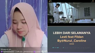 Lebih Dari Selamanya - Lesti feat Fildan (video karaoke duet bareng lirik tanpa vokal) smule cover
