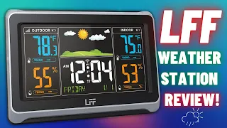 LFF Weather Station LSW200 REVIEW! // Best Budget Weather Station + Atomic Clock? 🌦️