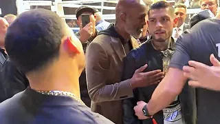 Rolly Romero & Arnold Barboza GO AT IT; SEPARATED by Bernard Hopkins after HEATED CONFRONTATION