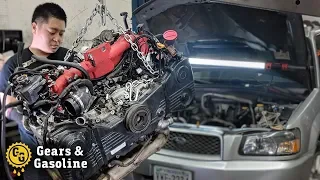 Installing a Forged EJ257 in my Subaru Forester