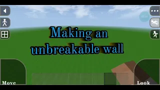 Making an unbreakable Wall__Noob Vs Pro Vs Hacker |SurvivalCraft/Mini Block Craft