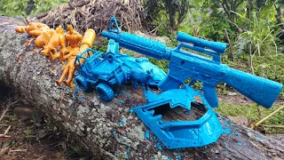 Hunting Nerf Assault Rifle, Shotgun, AK47, Sniper Rifle, Nerf Pistol, Play Nerf Guns EPS 40