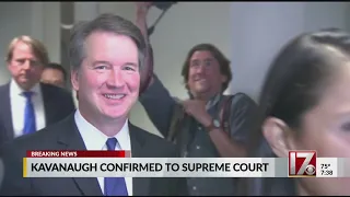 Kavanaugh sworn in as Supreme Court justice after 50-48 confirmation vote
