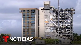 Un experto explica cómo fue el colapso del edificio en Miami | Noticias Telemundo