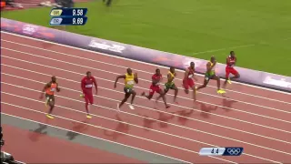 Usain Bolt Wins Olympic 100m Gold London 2012 Olympics