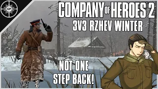 The Never Ending Offensive | 3v3 Rzhev Winter | COH2 Co(less)-Cast #37