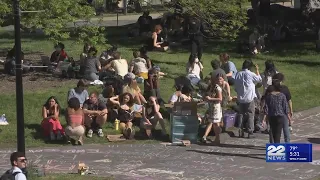 Pro-Palestinian protesters, encampment return to UMass Amherst campus