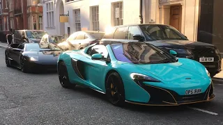 Car Spotting Supercars Accelerating On The Streets In London March 2022| Gallardo, 720s, Pista, 599