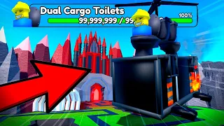 😱OMG!! 🔥 NEW BOSSES!! DUAL CARGO TOILETS AND OCTO ROCKET SOLDIER TOILET! Toilet Tower Defence