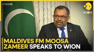 India has played a catalyst role in Maldives' achievement, says Maldives FM Moosa Zameer | WION News