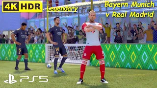 Bayern Munich v Real Madrid 3v3, Legendary Difficulty, Volta EA FC 24 Gameplay (PS5 UHD 4K 60FPS HDR