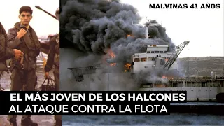 Malvinas | El más joven de los Halcones al ataque contra la flota