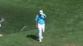 Hideki Matsuyama’s hole-out from the bunker at BMW