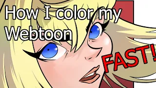 How I Color My Webtoon Fast