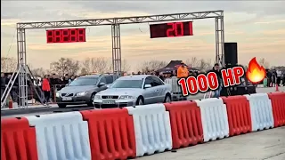 Audi With Big Turbo 1000HP Dragracing #accessories #audi #tuning #sound #burnout