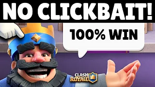 NO CLICKBAIT... COME VINCERE TUTTE le PARTITE! - Clash Royale