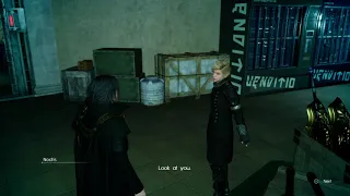 Final Fantasy XV Speaking with Prompto