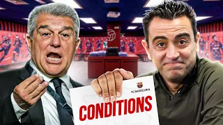XAVI lists 3 'CONDITIONS' to stay at Barca — number 2 is almost IMPOSSIBLE!