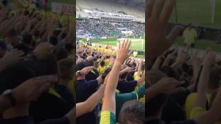 AMBIANCE EN TRIBUNE LOIRE     FC NANTES-FC METZ   SAISON 2016/2017