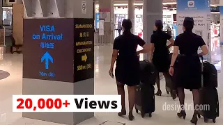 ✅ VISA ON ARRIVAL Area Video Recording at BANGKOK Suvarnabhumi Airport