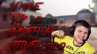 NaVi s1mple CSGO top 10 Twitch Clips June 2020