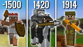 Evolution of Warfare in MINECRAFT