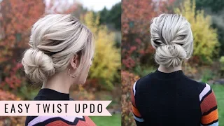 Easy Twist Updo by SweetHearts Hair