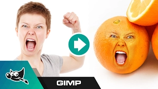 GIMP Tutorial: Put Someone's Face on an Object