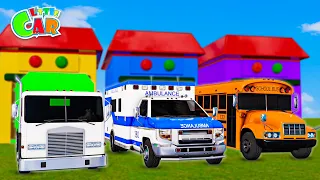 Wheels On The Bus + More Baby songs | Mysterious Train & Vehicles Name | Kids Songs & Nursery Rhymes