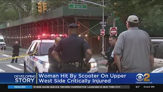 Woman Hit By Scooter On Upper West Side, Critically Injured