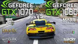 GTX 1070 vs GTX 1080 Test in 6 Games