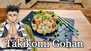 Takikomi Gohan 🍚🙏 Gyomei's favorite Food #gyomei #demonslayer #anime #shorts