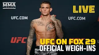 UFC on FOX 29 Glendale OFFICIAL WEIGH-INS LIVE