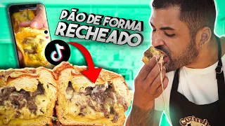 PÃO DE FORMA RECHEADO! VOCÊ PRECISA FAZER ISSO!