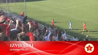 Izvještaj: Prva liga FBiH / 19. kolo / FK Olimpik - FK Velež 2:2
