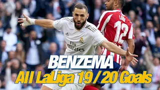 🔥 ALL 21 of Benzema's 2019/20 LaLiga goals for Real Madrid!