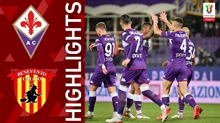 Fiorentina 2-1 Benevento | Milenkovic and Sottil on target | Coppa Italia Frecciarossa 2021/22