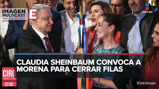 López Obrador entregó bastón de mando a Claudia Sheinbaum