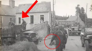 Incredible WWII Then & Now: Battle of Normandy - Trévières