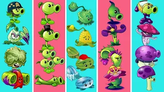 05 Team Plant Max Level Vs 04 Round Team Zombie - Which Team Plant Strongest? - PvZ 2 Team 04 Plant