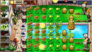 Survival: Endless- flag 1-15 plants Vs Zombies