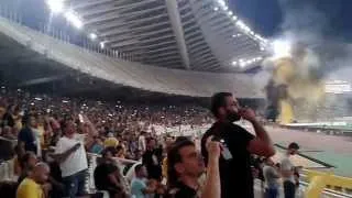 AEK Athens vs AS ROMA 1-2 Είσοδος Ομάδων---Teams entrance