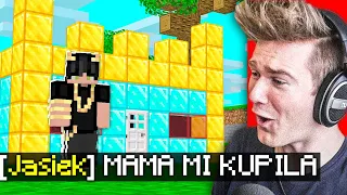 BOGATY DZIECIAK TROLL NA BIEDNYM WIDZU 🤡 | Minecraft Extreme